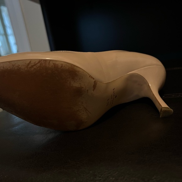 Kate Spade Patent Leather Nude Heels - Picture 5 of 6